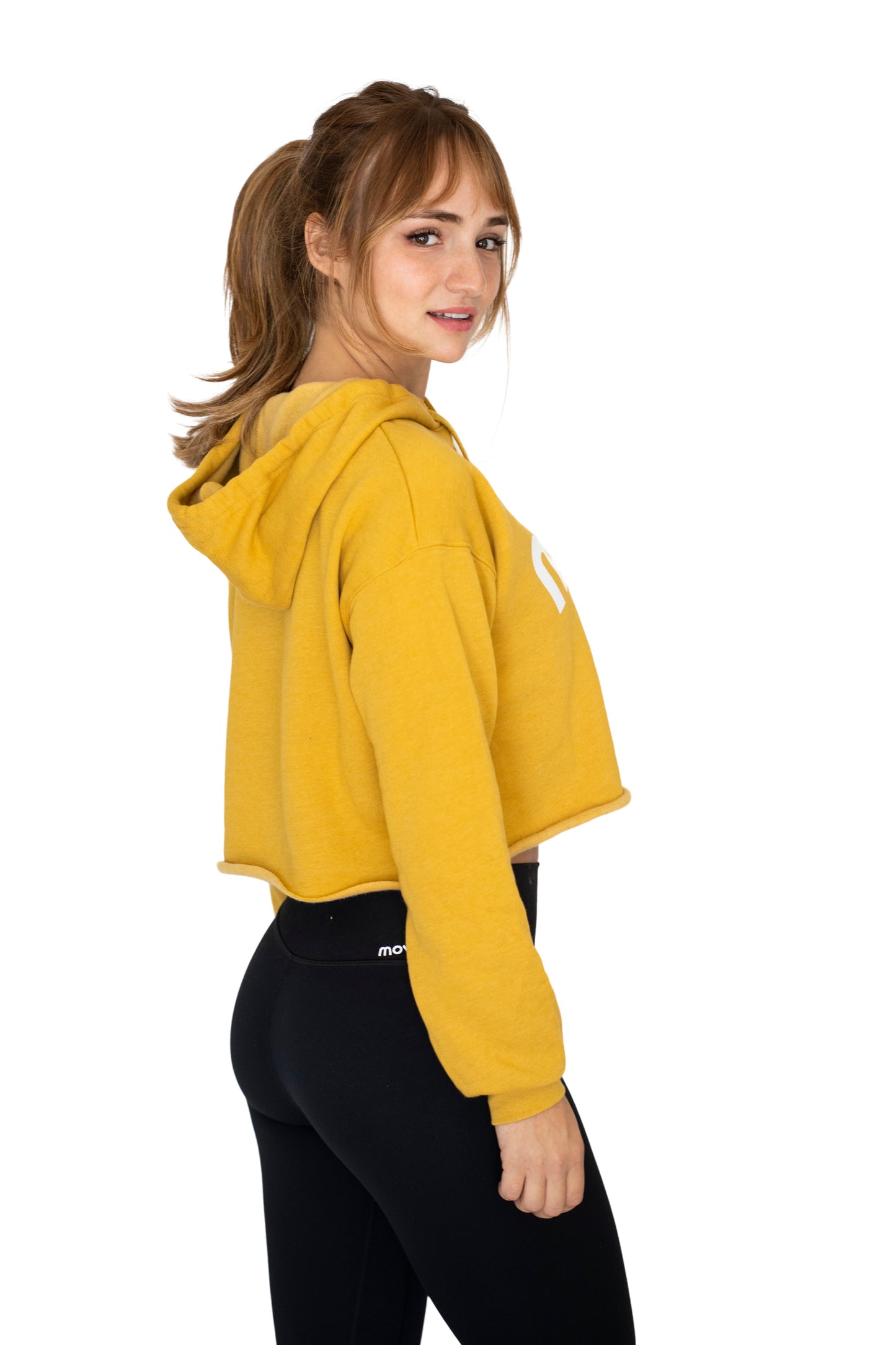 Cropped Fleece Hoodie