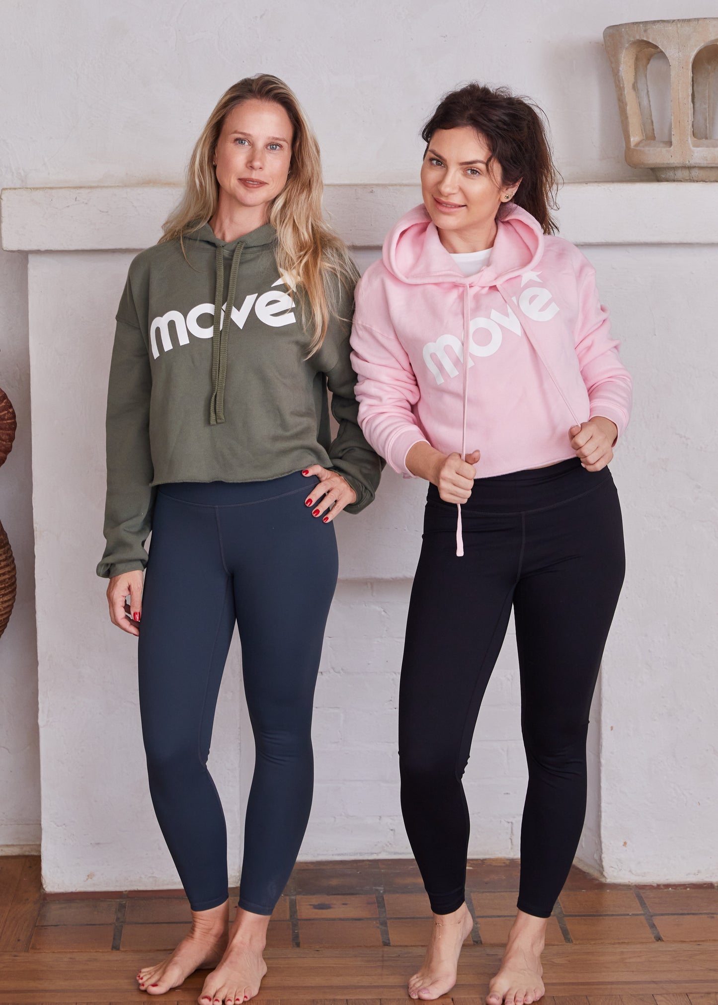 Cropped Fleece Hoodie